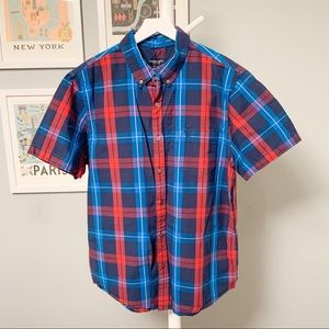 American Eagle Plaid Short Sleeve Shirt